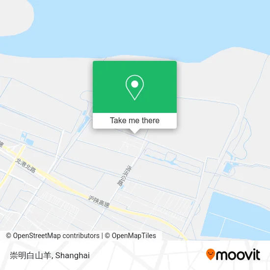 崇明白山羊 map