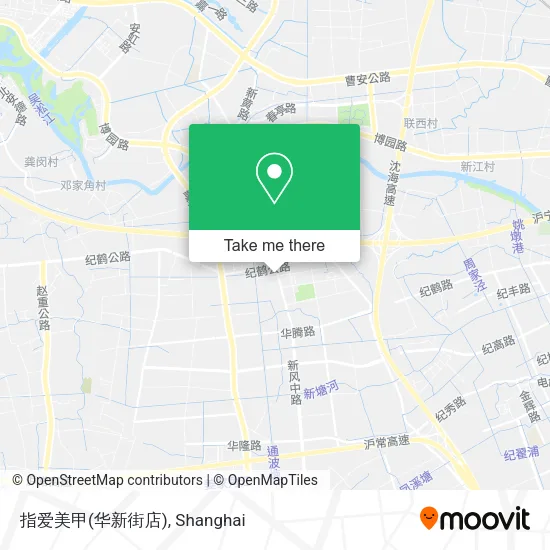 指爱美甲(华新街店) map