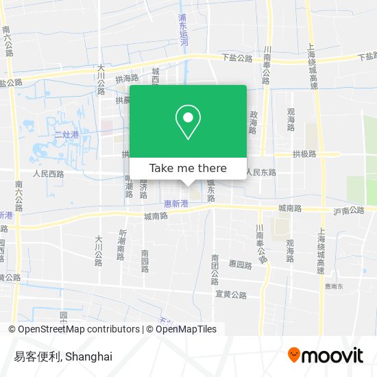 易客便利 map