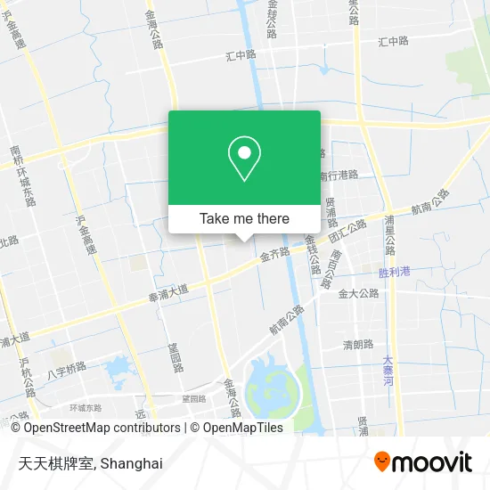 天天棋牌室 map