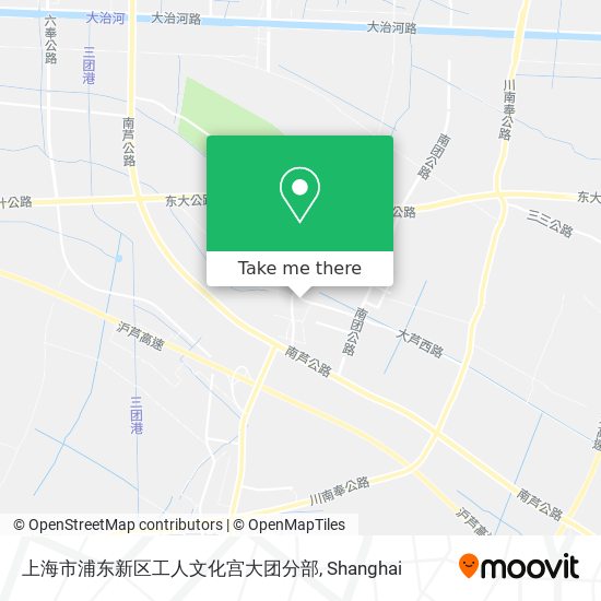 上海市浦东新区工人文化宫大团分部 map