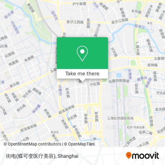街电(蝶可变医疗美容) map