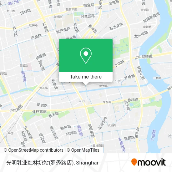 光明乳业红林奶站(罗秀路店) map