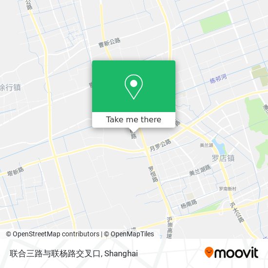 联合三路与联杨路交叉口 map