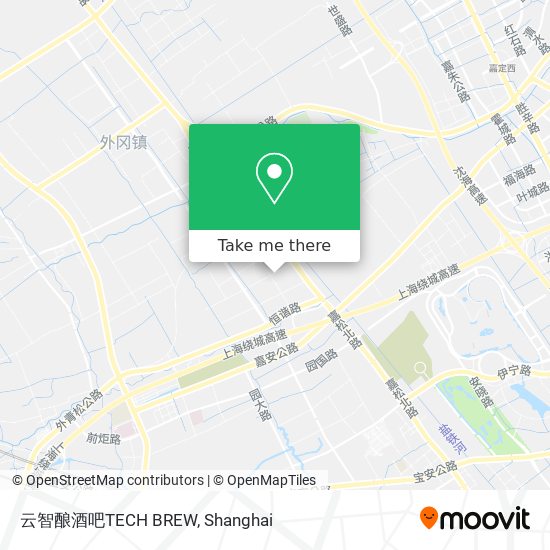 云智酿酒吧TECH BREW map