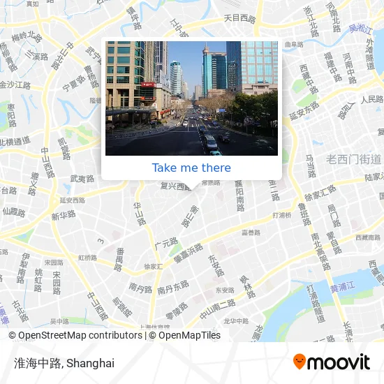 淮海中路 map