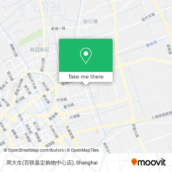 周大生(百联嘉定购物中心店) map