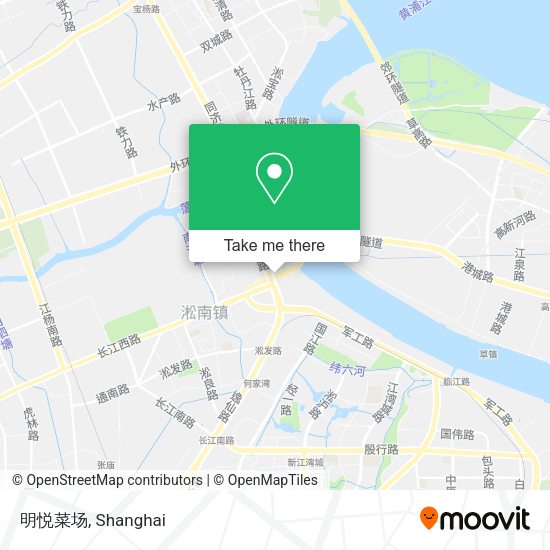 明悦菜场 map