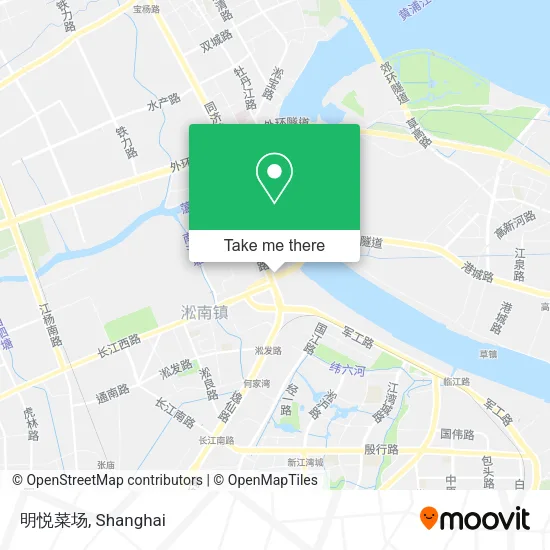 明悦菜场 map