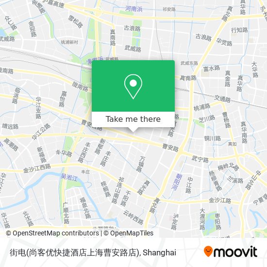 街电(尚客优快捷酒店上海曹安路店) map
