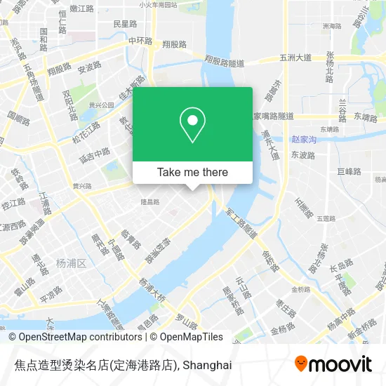 焦点造型烫染名店(定海港路店) map