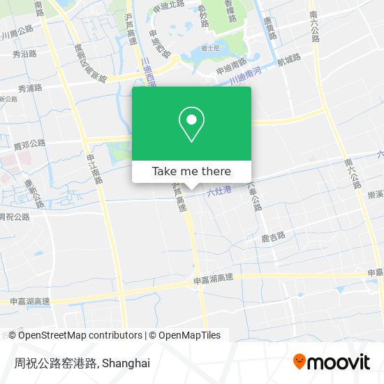 周祝公路窑港路 map