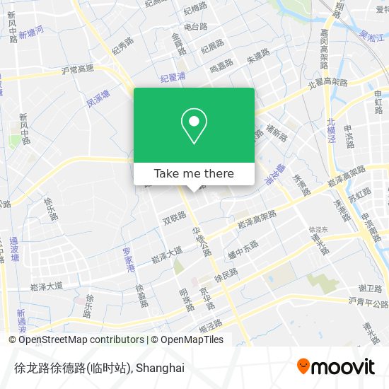 徐龙路徐德路(临时站) map