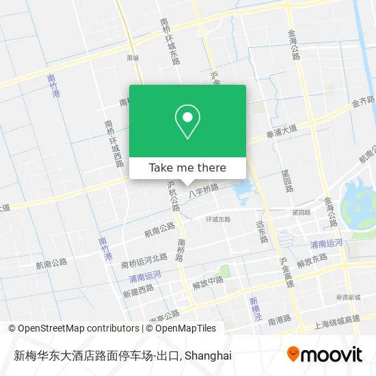 新梅华东大酒店路面停车场-出口 map