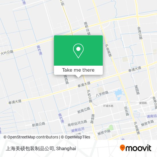 上海美硕包装制品公司 map
