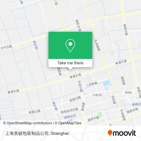 上海美硕包装制品公司 map
