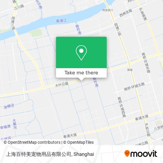 上海百特美宠物用品有限公司 map