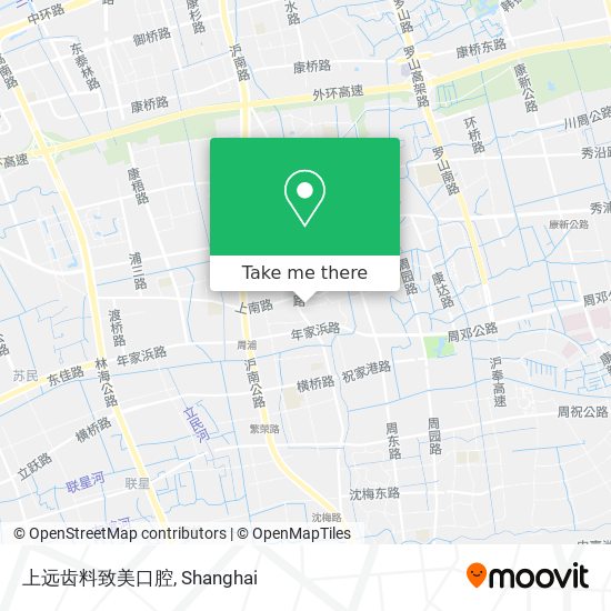 上远齿料致美口腔 map