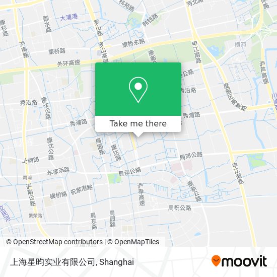 上海星昀实业有限公司 map