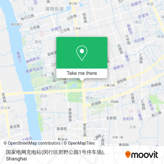 国家电网充电站(闵行区郊野公园1号停车场) map