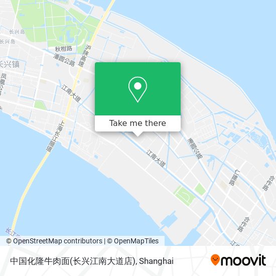中国化隆牛肉面(长兴江南大道店) map