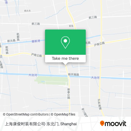 上海康俊时装有限公司-东北门 map