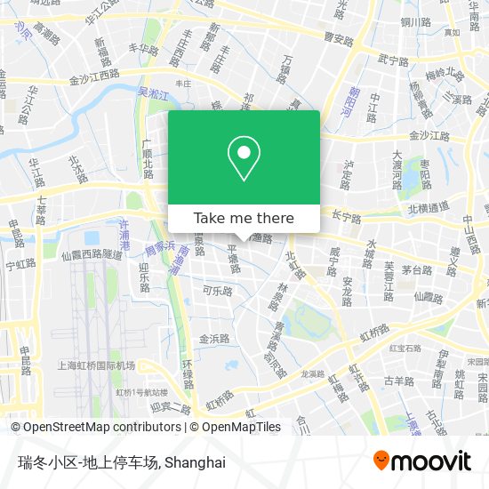 瑞冬小区-地上停车场 map