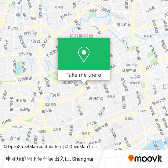 申亚瑞庭地下停车场-出入口 map