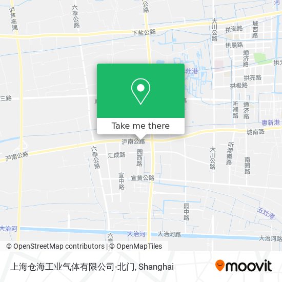 上海仓海工业气体有限公司-北门 map