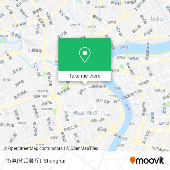 街电(珍后餐厅) map