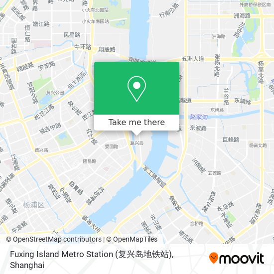 Fuxing Island Metro Station (复兴岛地铁站) map