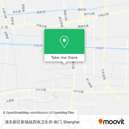 浦东新区新场镇西南卫生所-南门 map