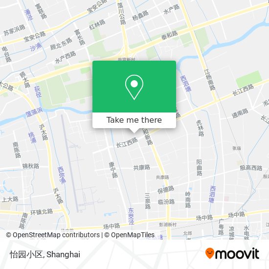 怡园小区 map