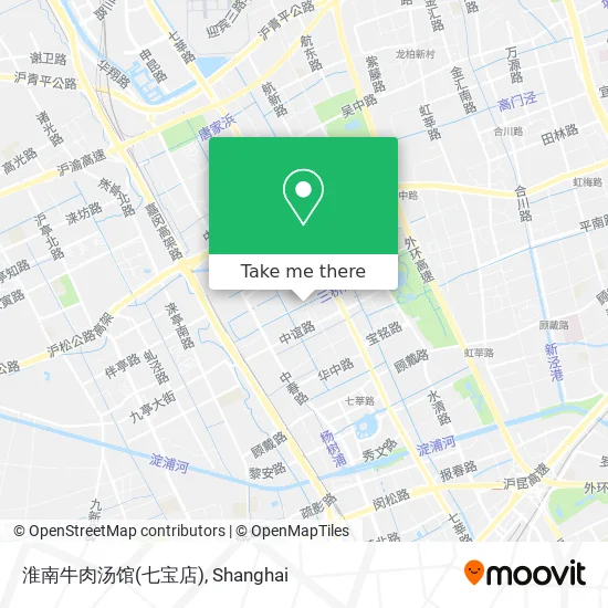 淮南牛肉汤馆(七宝店) map
