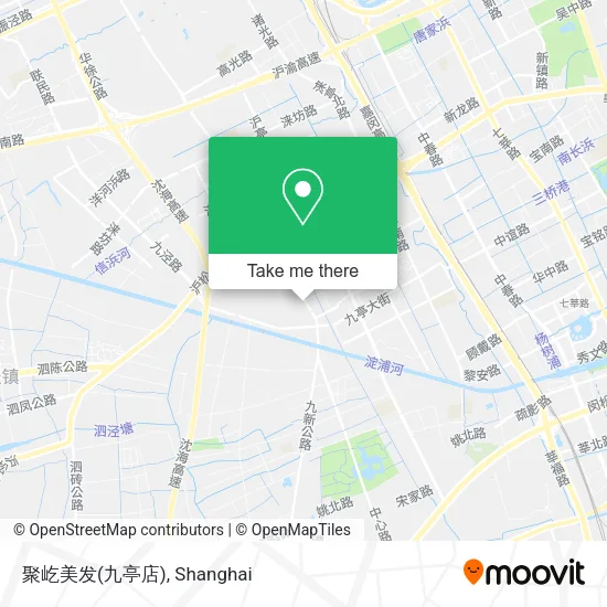 聚屹美发(九亭店) map