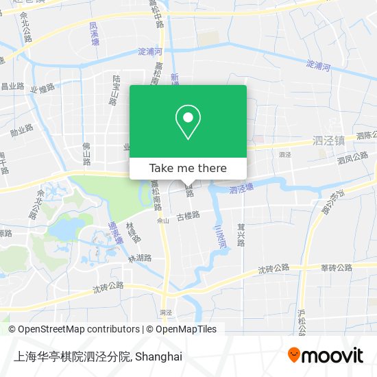 上海华亭棋院泗泾分院 map