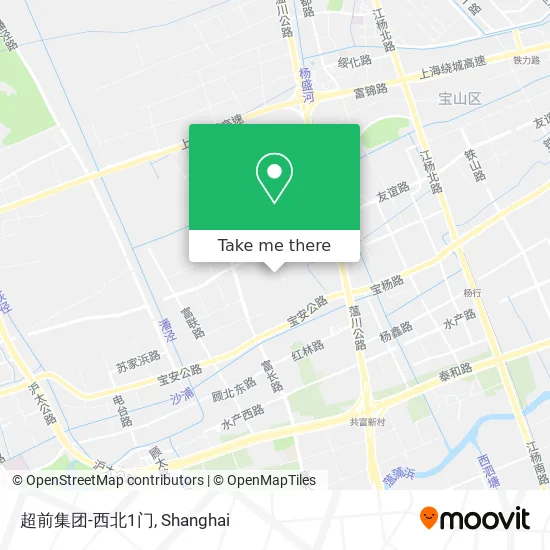 超前集团-西北1门 map