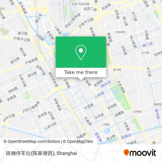 路侧停车位(陈家塘西) map