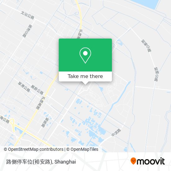 路侧停车位(裕安路) map