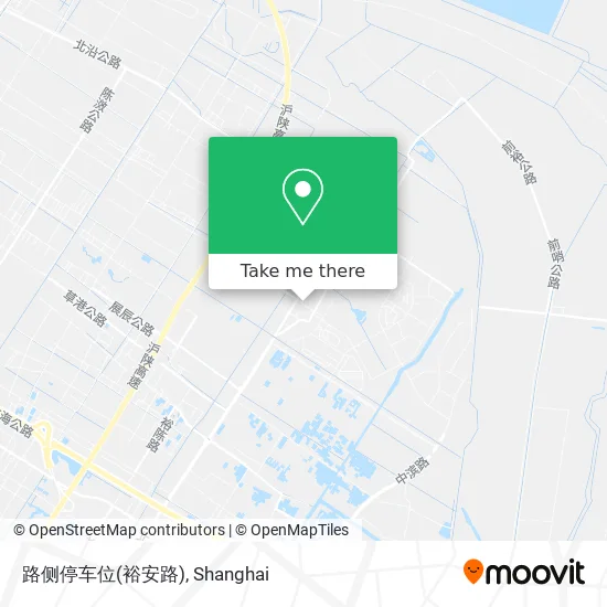 路侧停车位(裕安路) map