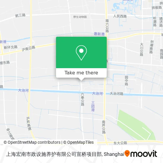 上海宏南市政设施养护有限公司宣桥项目部 map
