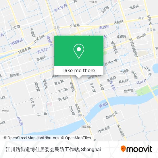 江川路街道博仕居委会民防工作站 map