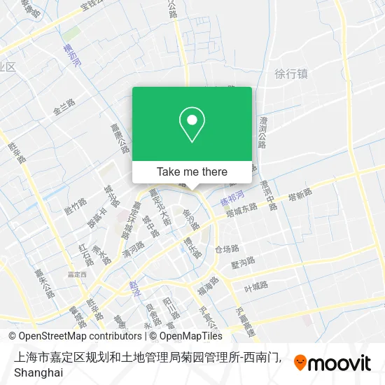 上海市嘉定区规划和土地管理局菊园管理所-西南门 map