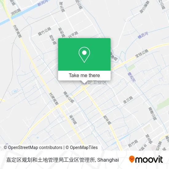 嘉定区规划和土地管理局工业区管理所 map