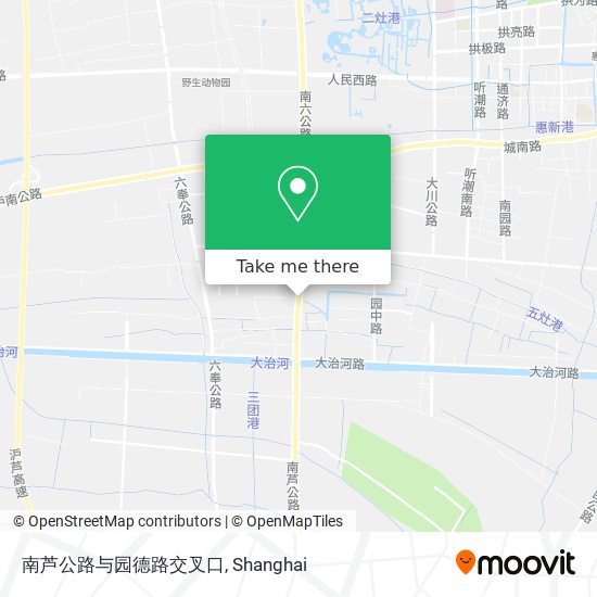 南芦公路与园德路交叉口 map