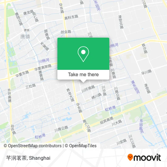 芊润茗茶 map