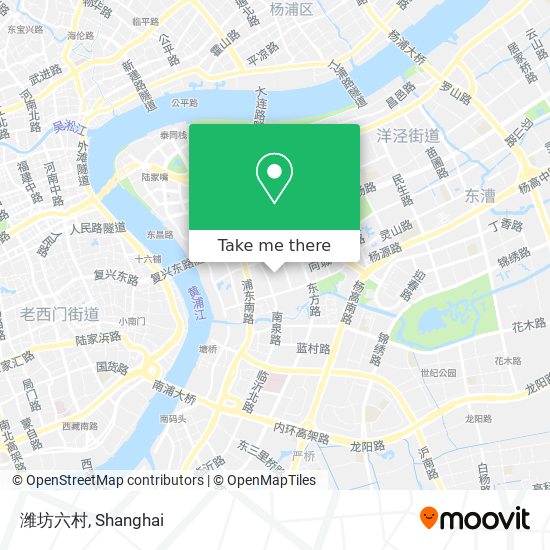 潍坊六村 map