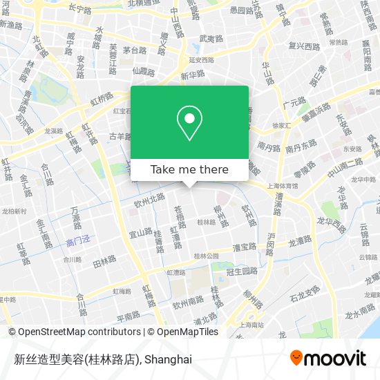 新丝造型美容(桂林路店) map