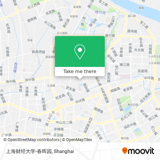 上海财经大学-春晖园 map