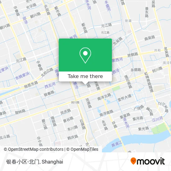 银春小区-北门 map